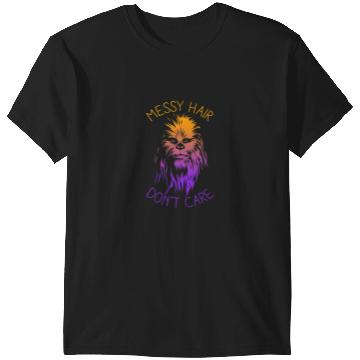 Discover Star Wars Chewbacca Messy Hair Dont Care Disney T-Shirts
