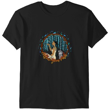 Discover Disney Pocahontas Follow Your Path Circle Text T-Shirts