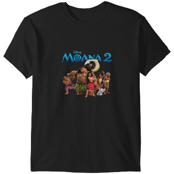 Discover Disney Moana 2 Oceania Adventure Big Crew Panel T-Shirts