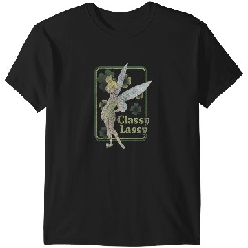 Discover Disney Peter Pan Tinker Bell St. Patricks Day Classy Lassy Tank Top T-Shirts