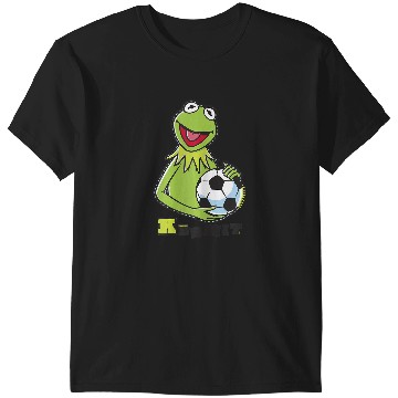 Discover Disneyss The Muppets Kermit Soccer Ball Vintages Stencil Logo T-Shirts