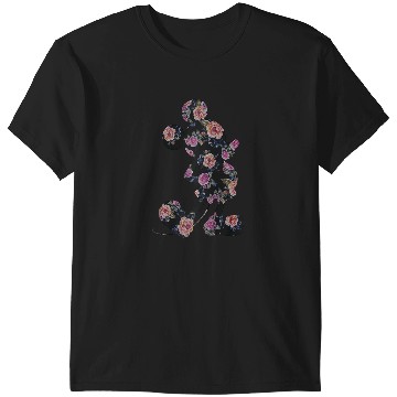 Discover Disney Floral Mickey Raglan Baseball Tee T-Shirts