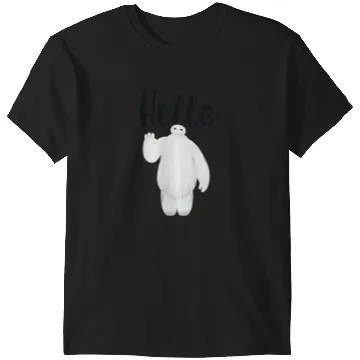 Discover Disney Big Hero 6 Baymax Hello Wave Graphic T-Shirts