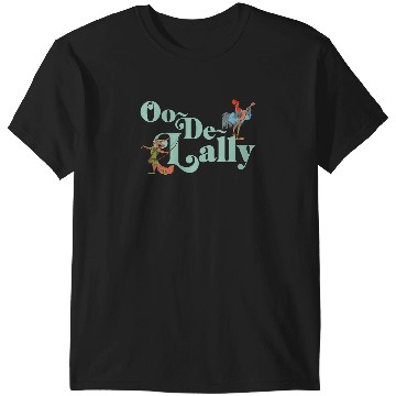 Discover Womens Disney Robin Hood Oo-De-Lally Iconic Quote Chest Text Logo V-Neck T-Shirts