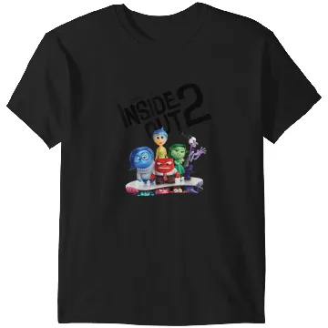 Discover Disneyss Pixars Inside Out 2 Emotional Group Title Movie Poster T-Shirts