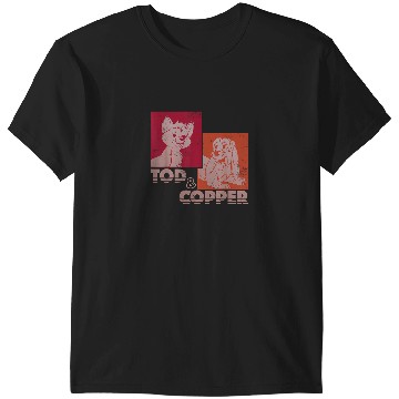 Discover Disney The Fox and the Hound Tod Copper Retro T-Shirts