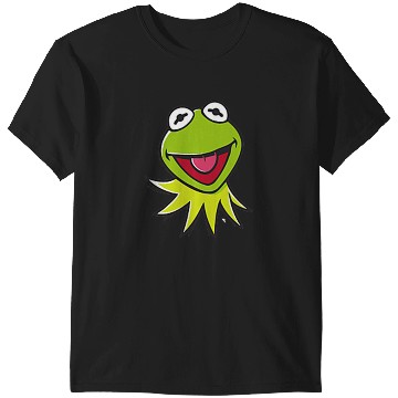 Discover Disneyss The Muppets Kermit Happy Faces Left Chest Pocket Logo T-Shirts