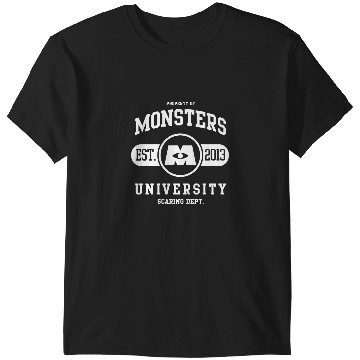Discover disney Pixars monsters university est 2013 logo pullover T-Shirts