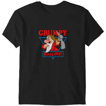 Discover Disney Snow White Grumpy Since 1937 Triangle T-Shirts