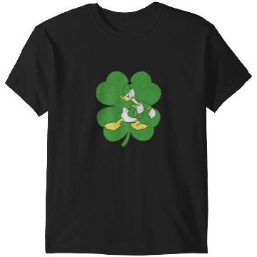 Discover Disney Donald Duck Retro Shamrock St. Patricks Day T-Shirts