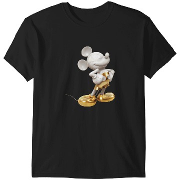 Discover Disney Gold Mickey Mouse Pose T-Shirts