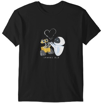 Discover Disney Pixar Wall-E Eve Heart Sparks Fly Hoodie T-Shirts