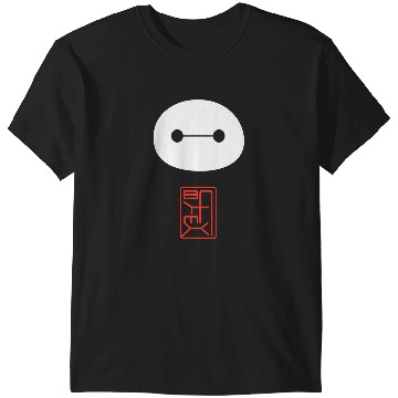 Discover Disney Big Hero 6 Baymax Face Kanji T-Shirts