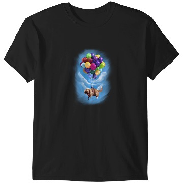 Discover Disney Pixar Up Dug Balloon Floating T-Shirts