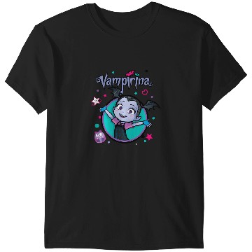 Discover Disney Vampirina In Circle T-Shirts