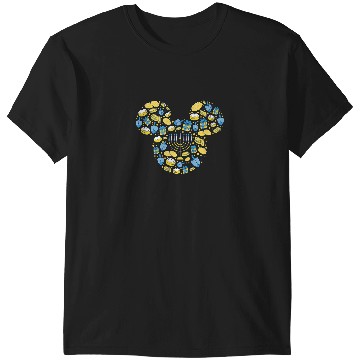 Discover Disney Mickey Mouse Icon Hanukkah Chanukah Dreid T-Shirts