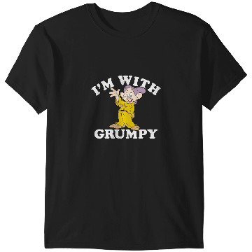 Discover Disney Snow White The Seven Dwarfs Dopey I'M With Grumpy T-Shirts