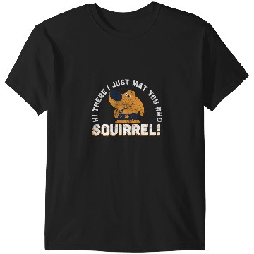 Discover Disney Pixar Up Dug Just Met And Squirrel T-Shirts