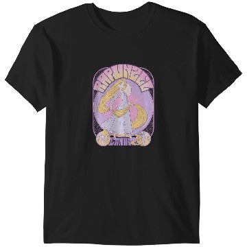 Discover Disney Tangled Rapunzel Seventies Retro Poster T-Shirts