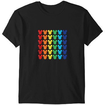 Discover Disney Mickey Mouse Rainbow Icons Tank Top T-Shirts
