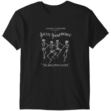 Discover Disney Silly Symphonies The Skeleton Dance Cartoon Logo T-Shirts