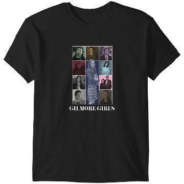 Discover Gilmore Girls Eras Tour White Print T-Shirts