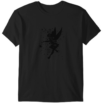 Discover Disney Peter Pan Tinker Bell Faith Trust And Pixie Dust T-Shirts