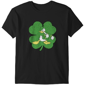 Discover Disney Donald Duck Retro Shamrock St. Patrick's Day Long Sleeve T-Shirts