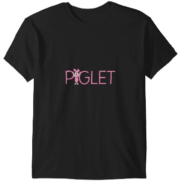 Discover Disney Winnie The Pooh Piglet Classic Lettering T-Shirts