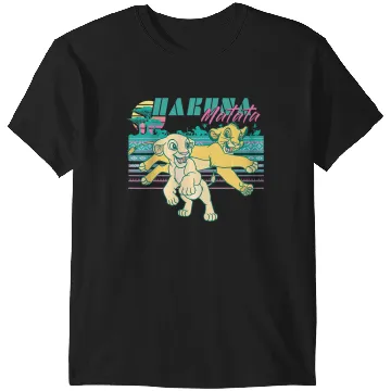 Discover Disney Lion King Retro Simba & Nala 90s Hakuna Matata T-Shirts