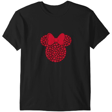 Discover Disney Minnie Mouse Icon Filled With Hearts T-Shirts