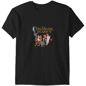 Discover Disney Treasure Planet Logo And Characters T-Shirts