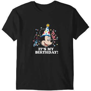 Discover Disney Mickey Mouse Its My Birthday T-Shirts