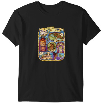 Discover Disney Princess And The Frog Group Shot Large Map T-Shirts