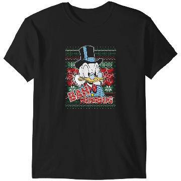 Discover Disney DuckTales Christmas Scrooge McDuck Bah Humbug Premium T-Shirts