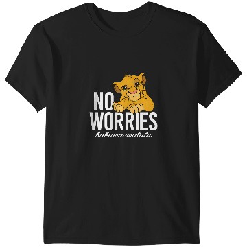 Discover Disney Lion King Classic No Worries Simba T-Shirts
