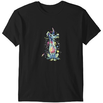 Discover Disney Pixar Coco Dante Watercolor Splatter T-Shirts