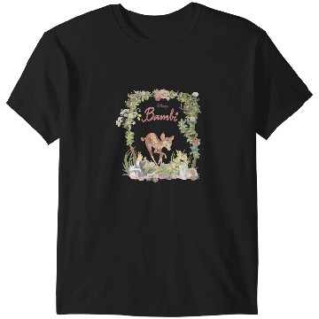 Discover Disney Bambi Floral Portrait T-Shirts