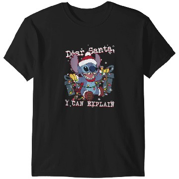 Discover Disney Lilo & Stitch Christmas Dear Santa, I Can Explain T-Shirts