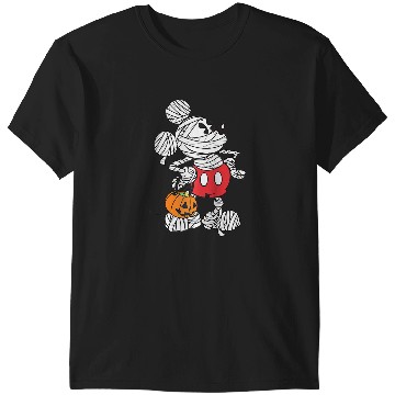 Discover Disney Retro Mickey Mouse Mummy Halloween Raglan Baseball Tee T-Shirts