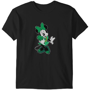 Discover Disney Retro Shamrock Minnie Mouse St. Patrick's Day T-Shirts