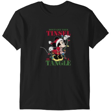 Discover Disney Minnie Mouse Tinsel Christmas T-Shirts