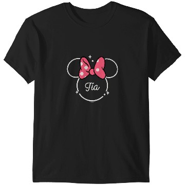 Discover Disney Minnie Mouse Ta Aunt Head Icon Magic Da De La Madre T-Shirts