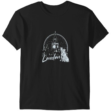 Discover Disney 101 Dalmatians Pongo Perdita In London T-Shirts