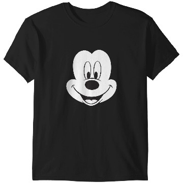 Discover Disney Winking Mickey Mouse Face Large Icon T-Shirts