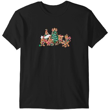 Discover Disney Mickey & Pals Gingerbread Cookies and Christmas Tree Tank Top T-Shirts
