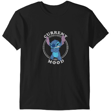 Discover Disney Lilo and Stitch Angry Stitch Current Mood T-Shirts