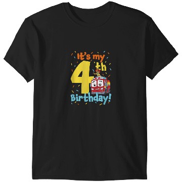 Discover Disney Firebuds Its My 4th Birthday Flash Bo Cel T-Shirts