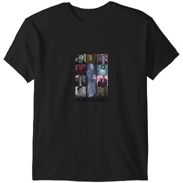 Discover gilmore girls eras tour poster black print T-Shirts