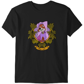 Discover Disneyss Robin Hood Marian Vintages Floral Portrait T-Shirts